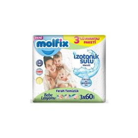 Molfix Bebe Losyonlu 60'lı 12'li Islak Havlu
