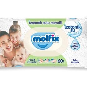 Molfix Ferah Temizlik İzotonik Sulu 15x60 900 Yaprak Islak Mendil