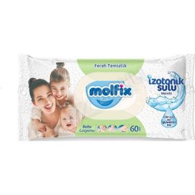 Molfix Ferah Temizlik İzotonik Sulu 60 Yaprak Islak Mendil