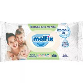 Molfix Ferah Temizlik İzotonik Sulu 60 Yaprak Islak Mendil