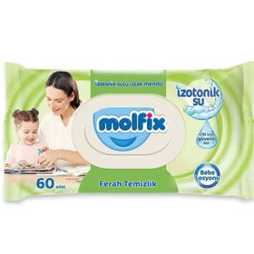 Molfix Ferah Temizlik İzotonik Sulu 6x60 360 Yaprak Islak Mendil