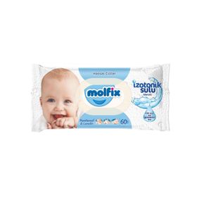 Molfix İzotonik 60'lı Hassas Ciltler Bebek Islak Mendili