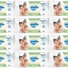 Molfix İzotonik Ferah Temizlik Plastik Kapaklı 12x60 Adet Islak Havlu Mendil