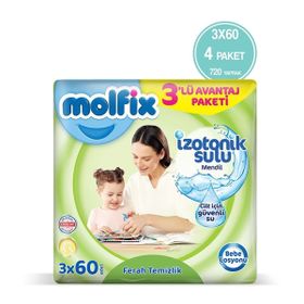 Molfix İzotonik Sulu 720 Yaprak Islak Mendil