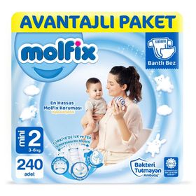 Molfix No:2 Mini 240 Adet Bebek Bezi