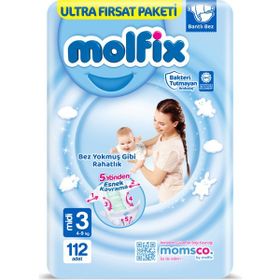 Molfix No:3 Midi 112 Adet Bebek Bezi