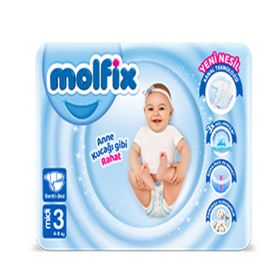 Molfix No:3 Midi 188 Adet Bebek Bezi