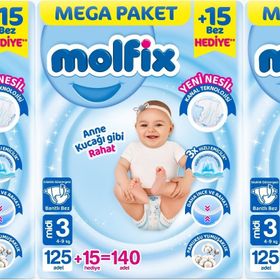 Molfix No:3 Midi 420 Adet Bebek Bezi