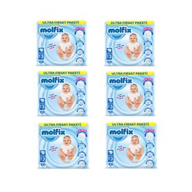 Molfix No:3 Midi 648 Adet Bebek Bezi