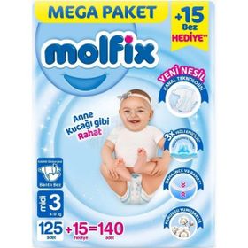 Molfix No:3 Midi 700 Adet Bebek Bezi