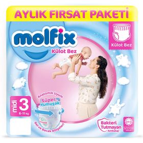Molfix No:3 Midi Külot Bebek Bezi