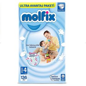 Molfix No:4 Maxi 136 Adet Bebek Bezi