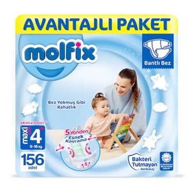 Molfix No:4 Maxi 156 Adet Bebek Bezi