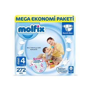 Molfix No:4 Maxi 272 Adet Bebek Bezi
