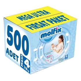 Molfix No:4 Maxi 500 Adet Bebek Bezi