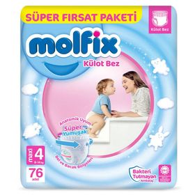 Molfix No:4 Maxi 76 Adet Külot Bebek Bezi