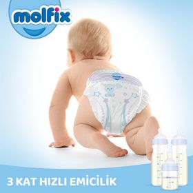 Molfix No:4+ Maxi Plus 102 Adet Bebek Bezi