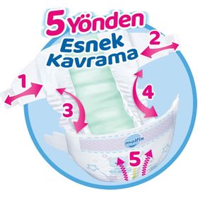 Molfix No:4+ Maxi Plus 52 Adet Bebek Bezi
