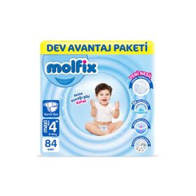 Molfix No:4+ Maxi Plus 84 Adet Bebek Bezi