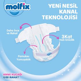 Molfix No:5 Junior 112 Adet Bebek Bezi