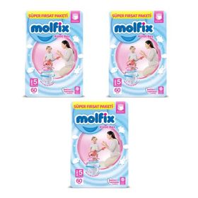 Molfix No:5 Junior 180 Adet Külot Bebek Bezi