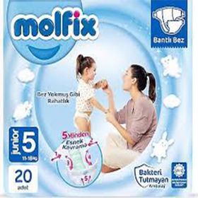 Molfix No:5 Junior 20 Adet Bebek Bezi