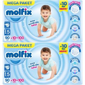 Molfix No:5 Junior 200 Adet Bebek Bezi