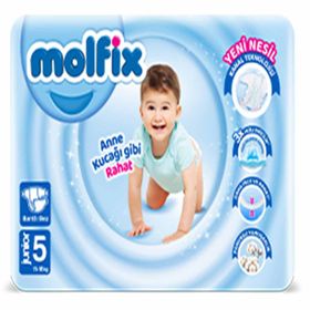 Molfix No:5 Junior 224 Adet Bebek Bezi