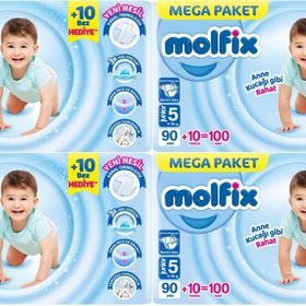 Molfix No:5 Junior 400 Adet Bebek Bezi