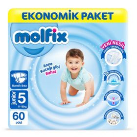 Molfix No:5 Junior 60 Adet Bebek Bezi
