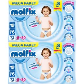 Molfix No:6 XLarge 160 Adet Bebek Bezi