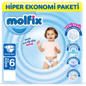 Molfix No:6 XLarge 304 Adet Bebek Bezi