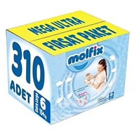 Molfix No:6 XLarge 310 Adet Bebek Bezi