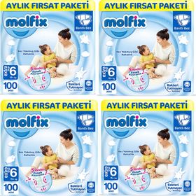 Molfix No:6 XLarge 400 Adet Bebek Bezi