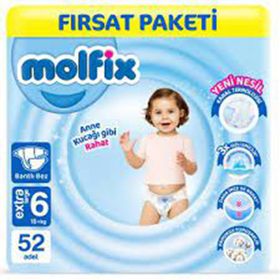 Molfix No:6 XLarge 52 Adet Bebek Bezi