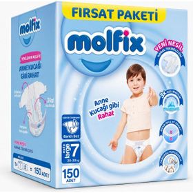 Molfix No:7 XXLarge 150 Adet Bebek Bezi