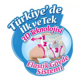 Molfix No:7 XXLarge 162 Adet Külot Bebek Bezi