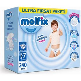 Molfix No:7 XXLarge 240 Adet Bebek Bezi