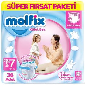 Molfix No:7 XXLarge 36 Adet Külot Bebek Bezi