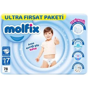 Molfix No:7 XXLarge 78 Adet Bebek Bezi