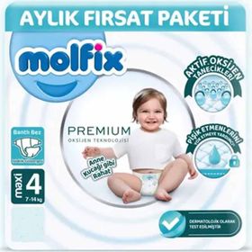 Molfix Premium No:4 Maxi 216 Adet Bebek Bezi