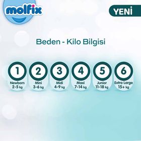 Molfix Premium No:4 Maxi 516 Adet Bebek Bezi
