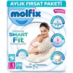 Molfix Premium Smart Fit No:1 Yenidoğan Bebek Bezi
