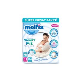 Molfix Premium Smart Fit No:1 Yenidoğan Bebek Bezi