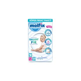 Molfix Premium Smart Fit No:3 Midi Bebek Bezi