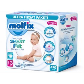 Molfix Premium Smart Fit No:3 Midi Bebek Bezi