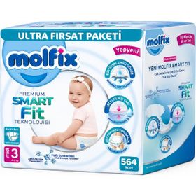 Molfix Premium Smart Fit No:3 Midi Bebek Bezi