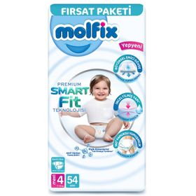 Molfix Premium Smart Fit No:4 Maxi 54 Adet Bebek Bezi