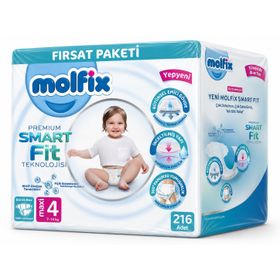 Molfix Premium Smart Fit No:4 Maxi Bebek Bezi