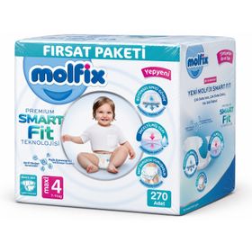 Molfix Premium Smart Fit No:4 Maxi Bebek Bezi